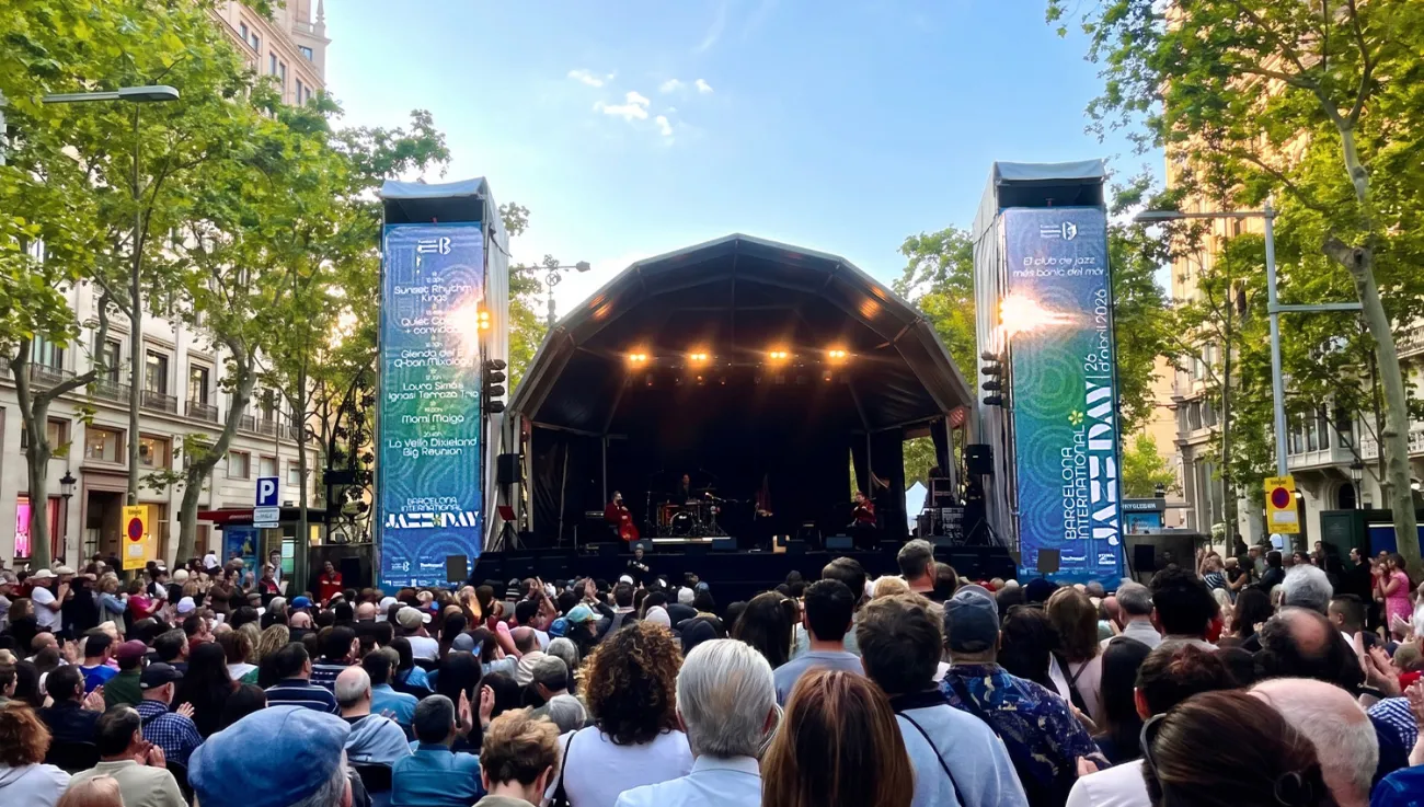El Passeig de Gràcia torna a convertir-se en el club de jazz més bonic del món